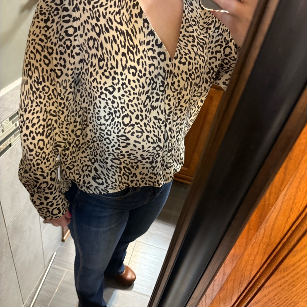 Leopard Print Women's Top